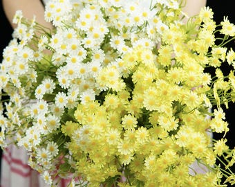 Real Touch Künstlicher Daisy Zweig: Hochzeit & Home Blumendekor