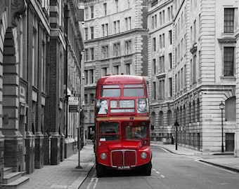 Benutzerdefinierte Tapete Europäische Klassische Kunst Gebäude Retro Nostalgie Rot London Bus Hotel Halle Schlafzimmer Wohnzimmer Wandbild Tapete