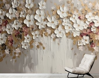 Wallpaper - Wall Mural Abstraction 400x280 Cm / 158"x110" - Non-Woven
