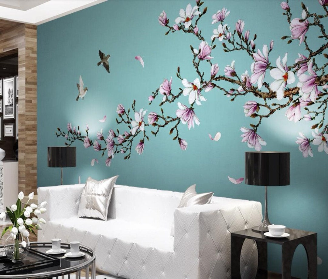 3D Gardenia Bird WC629 Wall Murals