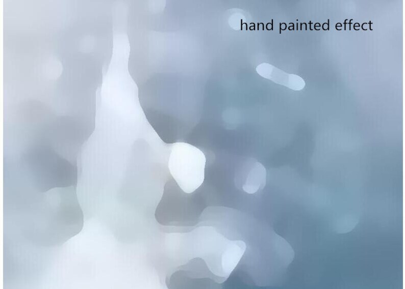 Abstrakte handbemalte blaue Farbe Himmel Tapete blau und ...