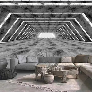 3D Extended Space Wallpaper Wall Mural Wall Decor