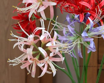 Artificial Red Spider Lily: Wedding & Home Decor, 23.62"