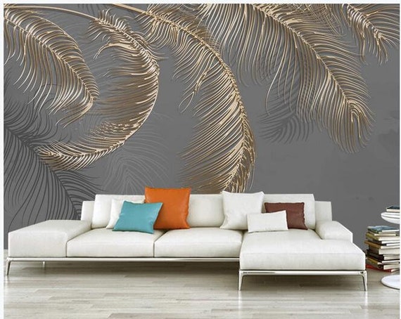 3D Wallpaper, 3D Embossed Effect, 3D Rose Wall Mural, Gray Relief Wallpaper,  Wall Mural, Self Adhesive Wallpaper, Removable Relief Mural -  Israel