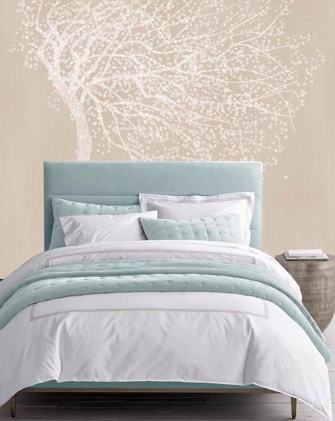 Cherry Blossom Tree Wallpaper Mural: Kids' Nursery Decor (peel and ...