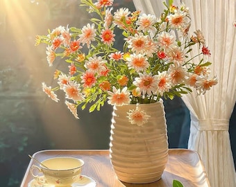Artificial Chamomile Wildflowers: White & Yellow Daisy Bouquet