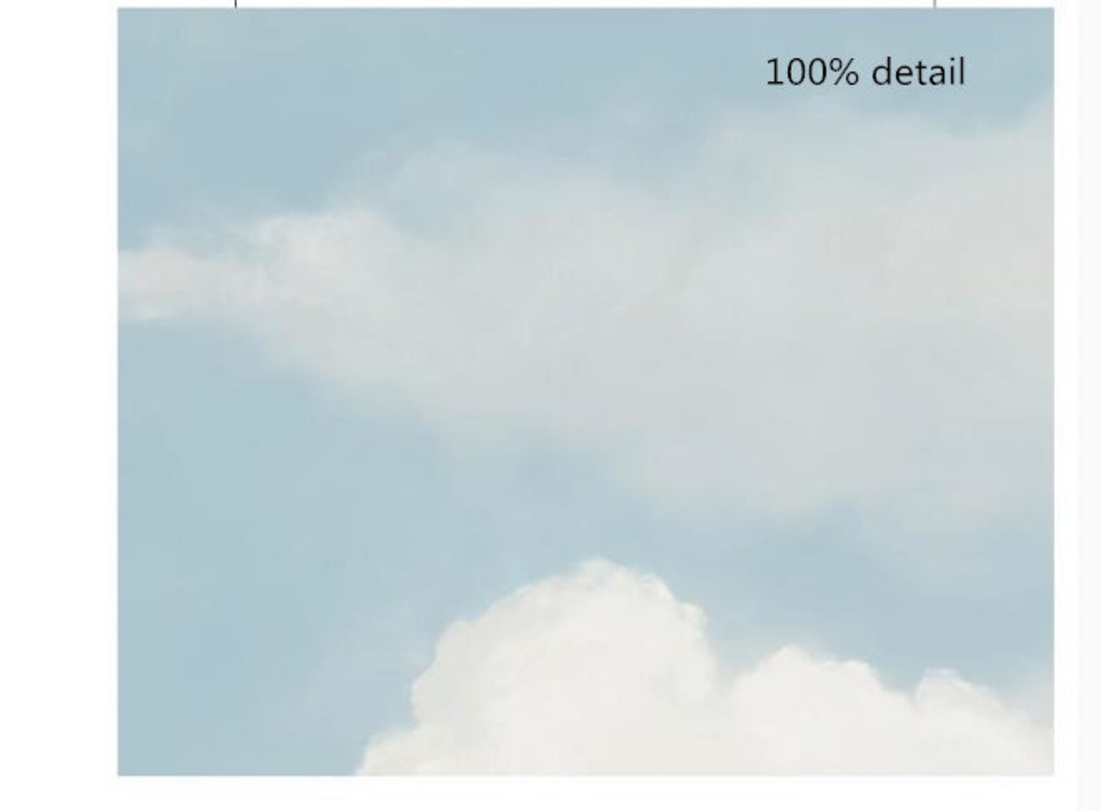 Abstract White and Blue Clouds Nursery Wallpaper Sky Blue Etsy Canada