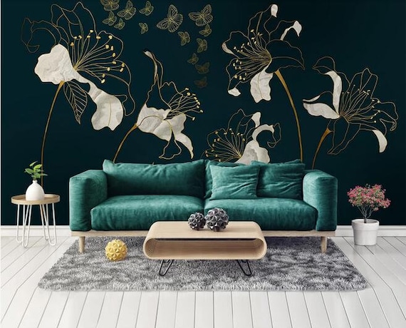 Living Room Wallpaper Decorating Ideas