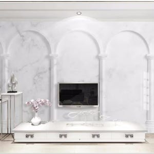 Roman Column Marble Wallpaper Mural: Peel and Stick Wall Decor