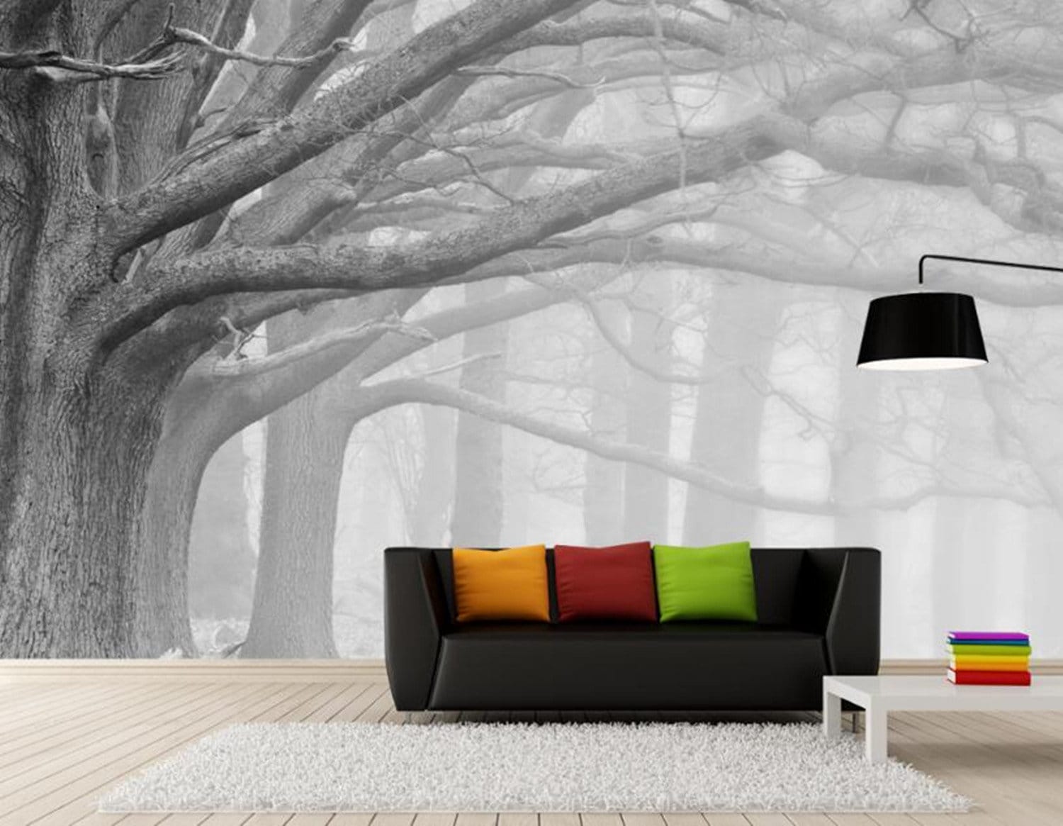 Amazon.com: Primeval Forest Wall Mural, 3D Green Landscape
