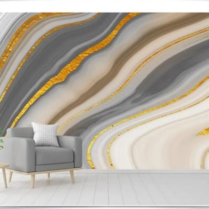 Abstract Marble Wallpaper Wall Mural Wall Decor for Living Room Bedroom Dinning Room