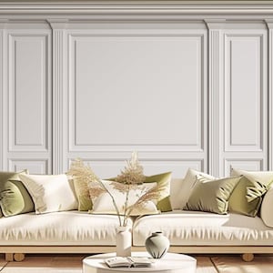Classic Architecture White Pillaster Wallpaper Wall Mural Wall Decor for Living Room Bedroom or Dinning Room