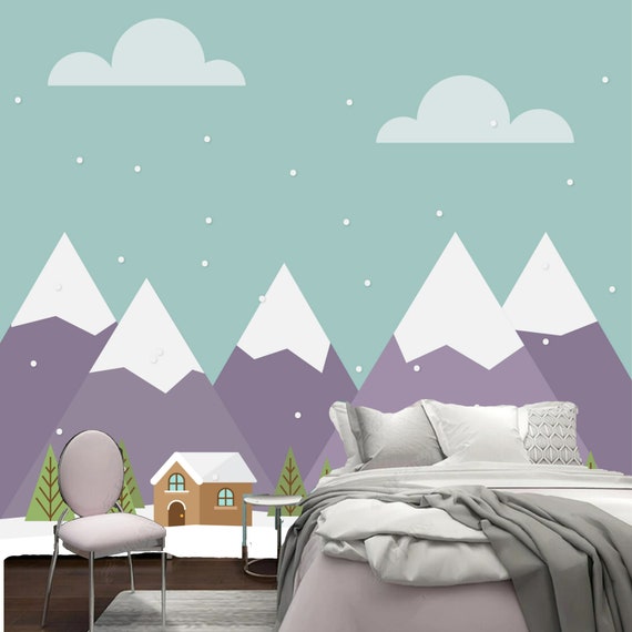 Weltkarten Tapete Mit Tieren - Cartoon Design Für Kinderzimmer & Wohnzimmer