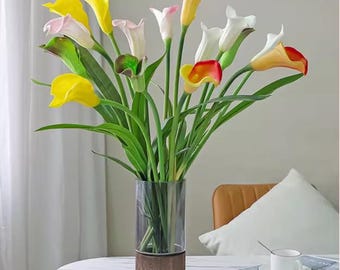Real Touch Faux Calla Lily Stem: DIY Wedding Bouquet Decor