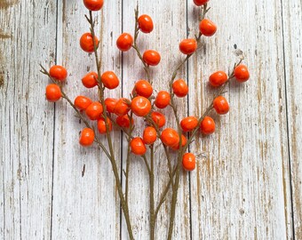 Artificial Orange Fruit Models with Fake Flowers: Decorative Arrangements WeddingDecor, DIY Fruit