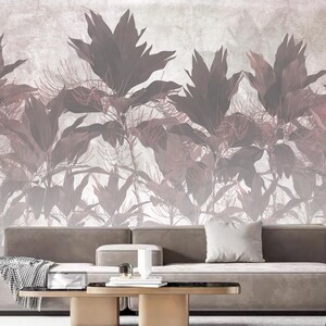 Tropical Trees and Leaves Forest Wallpaper Wall Mural Wall Decor