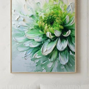 Handmade Rainbow Leaf Oil Painting: Colorful Wall Art (No Frame)