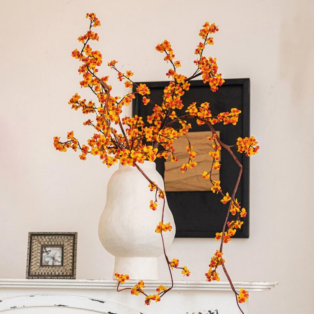 Artificial Celastrus Orbiculatus Long Vine: for Living Room, Dining ...