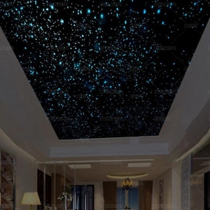 Starry Sky Ceiling Wallpaper Wall Mural Hotel Restaurant Living Room
