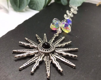 Starburst Crystal Sun Catcher, Handmade