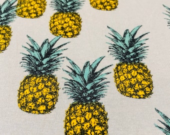 Jersey "Ananas sur bleu clair", Collection Mies & Moos