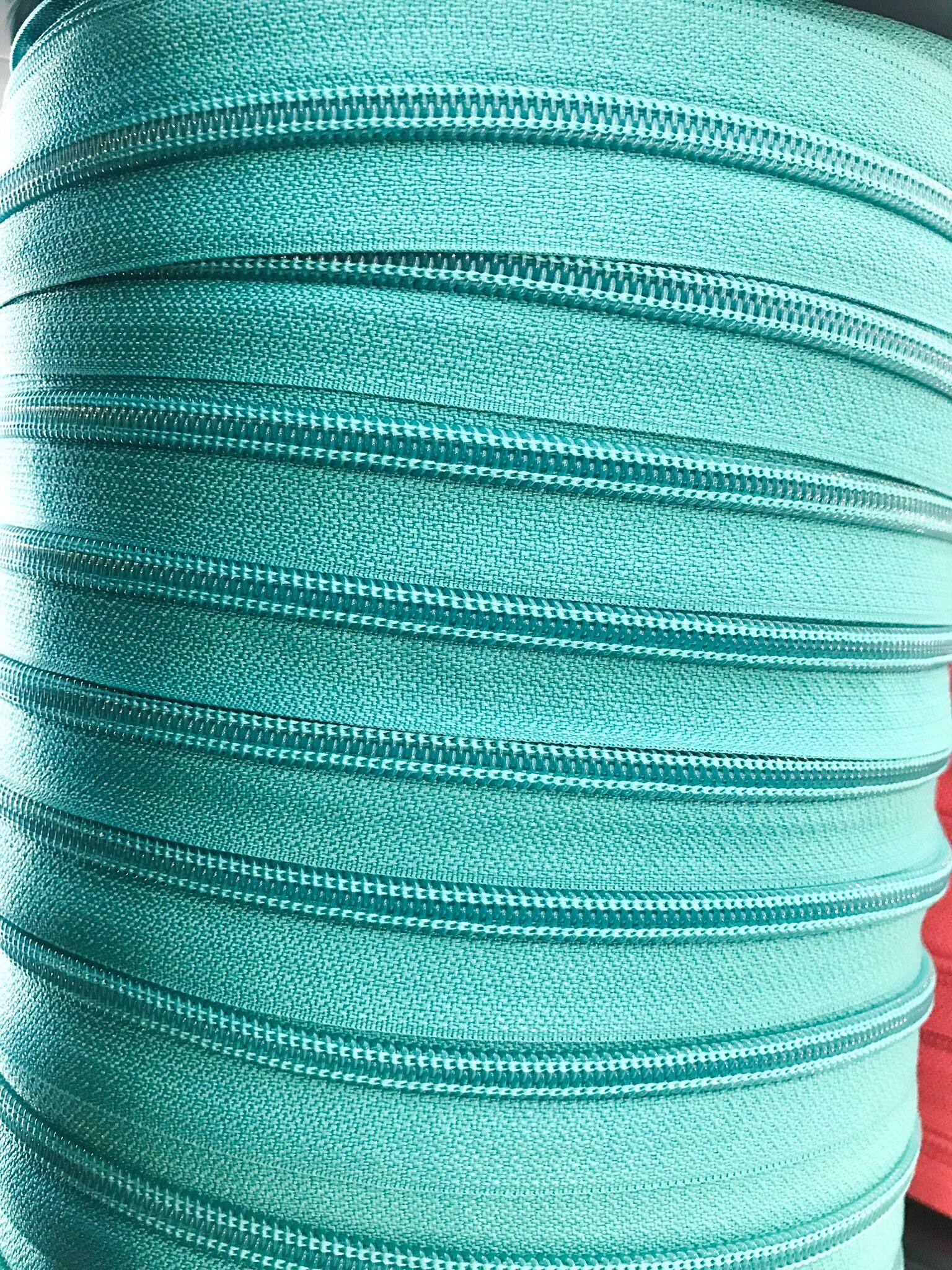 Endless Zipper Wide 6 Mm Teal Etsy