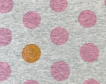 Bio-Jersey Lillestoff "Minidots rosa meliert", GOTS, Design von Susalabim