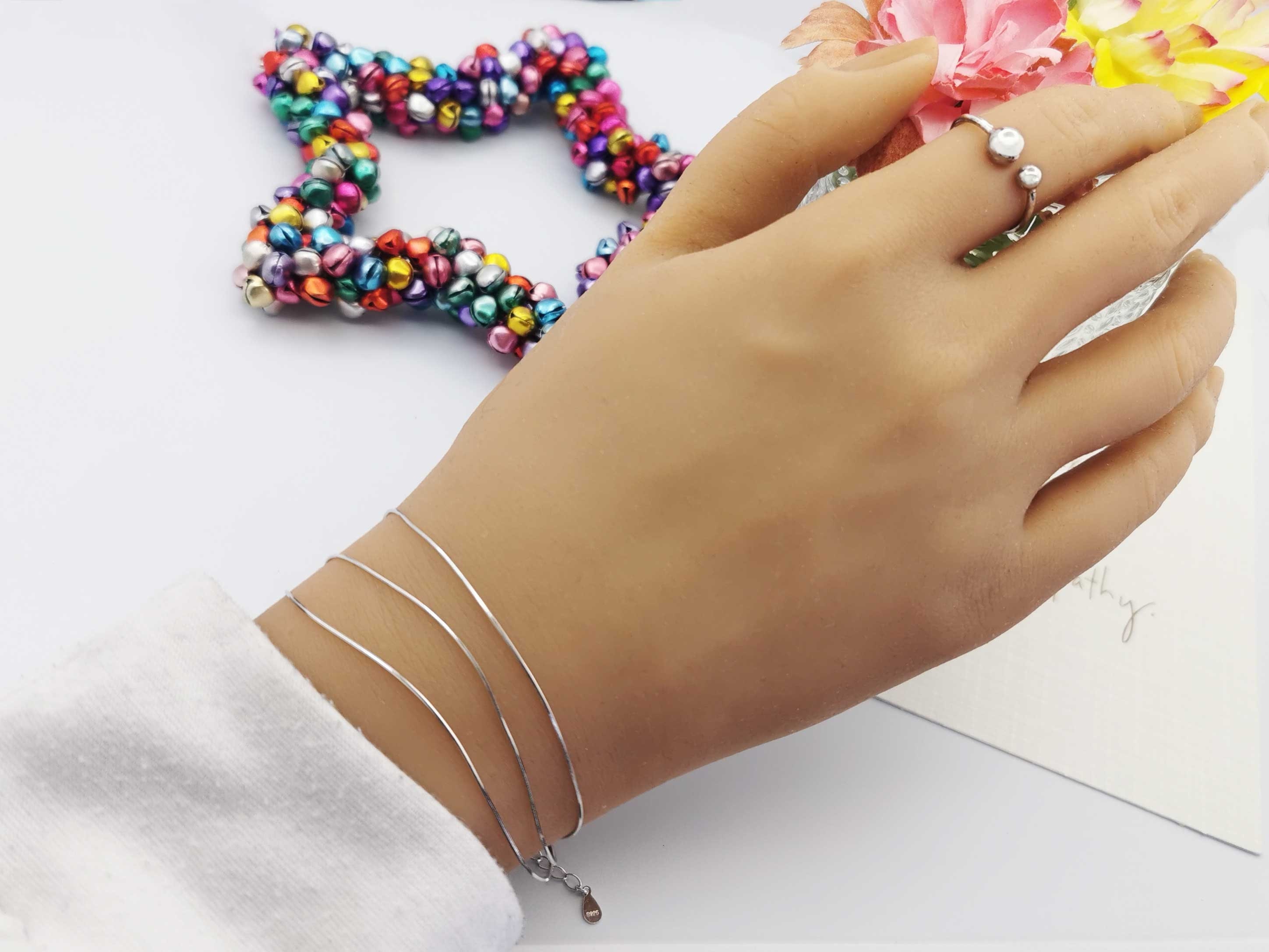Pool Party Set of Three - Pastel Rainbow Gemstone Stretch Bracelet – Hey  Plant Lady Studio