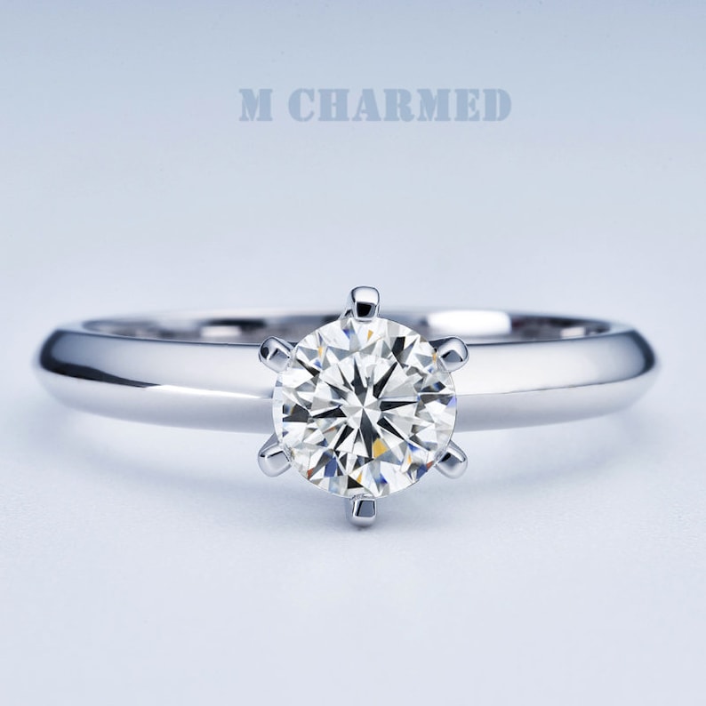 Wedding Rings Engagement Rings Open-end Rings Gift for Her Sterling Silver Rings Ceremony Rings Birthday Gifts Crystal Zircon Rings