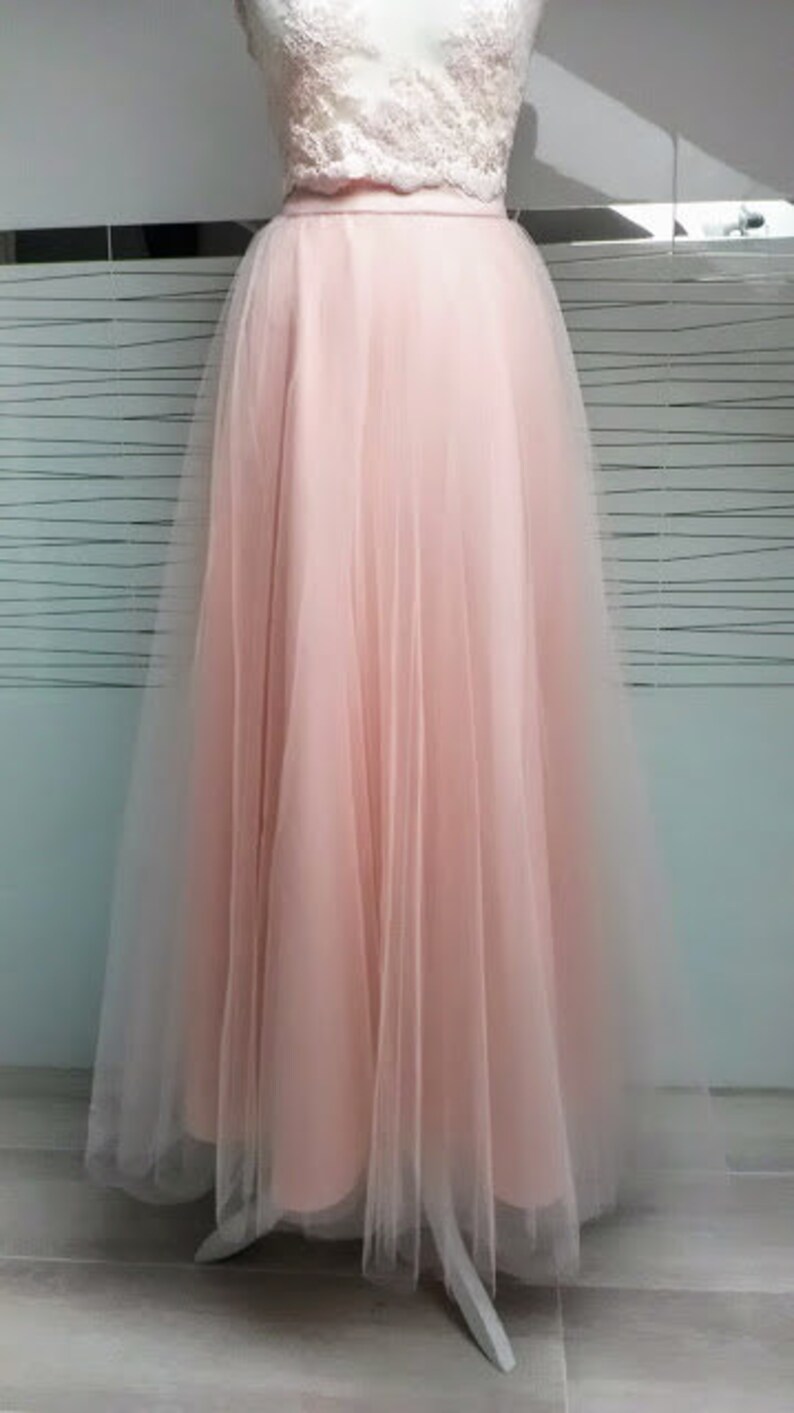 Tulle Skirt Two Layers of Tulle Etsy