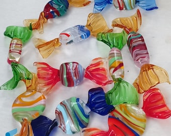 Candies handmade in Murano glass