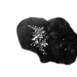 Hair pins headpiece hair accessories bridal wedding beaded communion n10