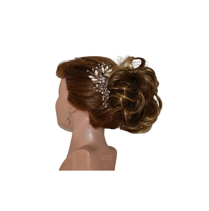 Hair pins headpiece hair accessories bridal wedding beaded communion n10