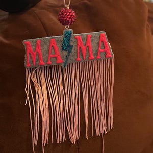 Mama Car Freshie| Leopard freshie| leopard mama freshie| Leopard| Car freshies| Fringe Freshie