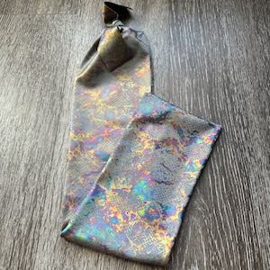 Snakeskin oil spill tailbag