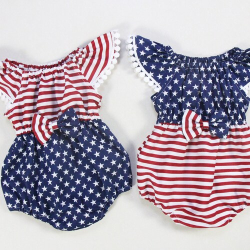 First 4th of July baby Girl's 1st Fourth of July Outfit Etsy