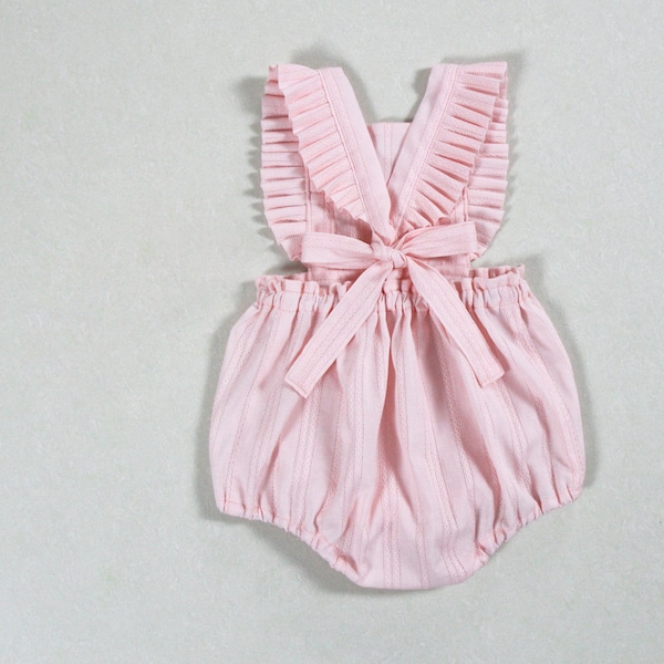 solid pink baby girl romper baby girl outfits baby girl clothes cake smash girls romper 1st first birthday outfits baby romper boho romper