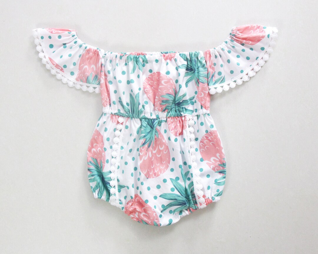 Pineapples Aloha Baby Girl Dress main image 0