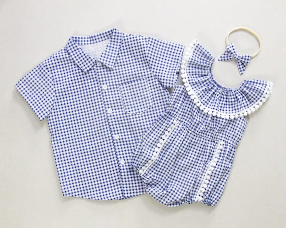 Gingham Brother Sister Matching Outfits Big Brother Little Sister Big Sister Matching Family Outfits Brother Shirts Matching Sibling Outfits Etsy UK