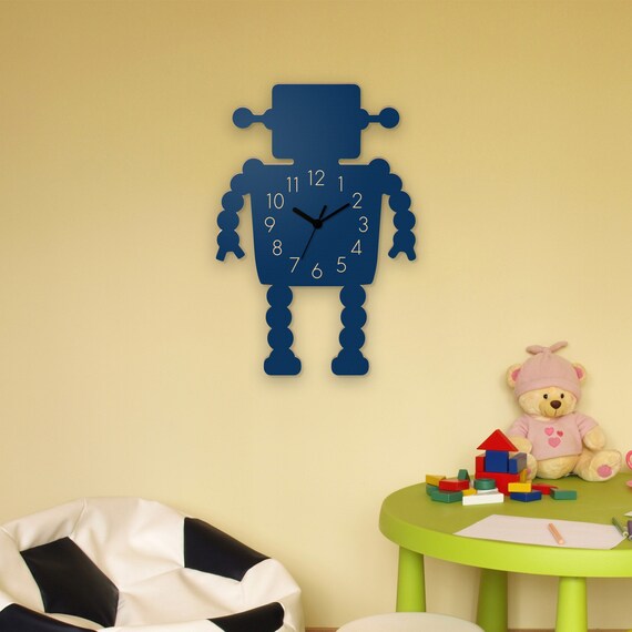 Wall Clock Cute Robot 2