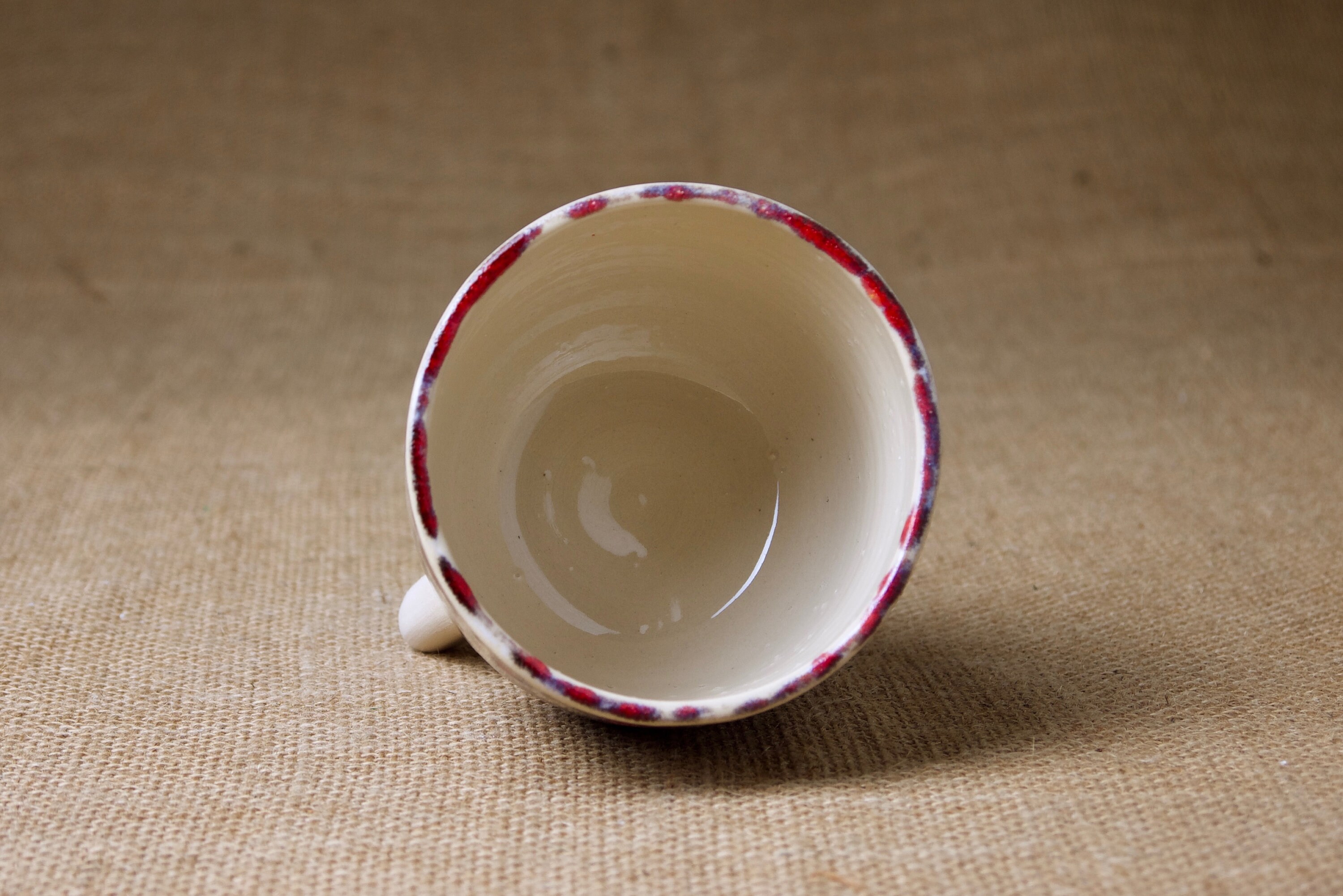 Roter Keramik Blumentopf Aktion: kleine Macken | Etsy