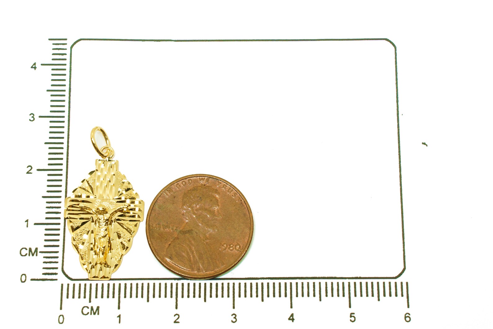 Solid 14K Medium Spanish Cross Pendant Necklace Etsy