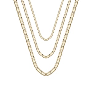 Solid 14K Italian Bamboo Baht Chain (BT-1, BT-2 & BT-3)