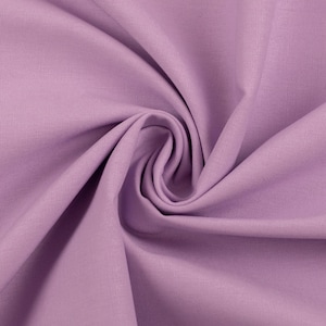 Swafing Woven Fabric Heide, plain lilac, 641