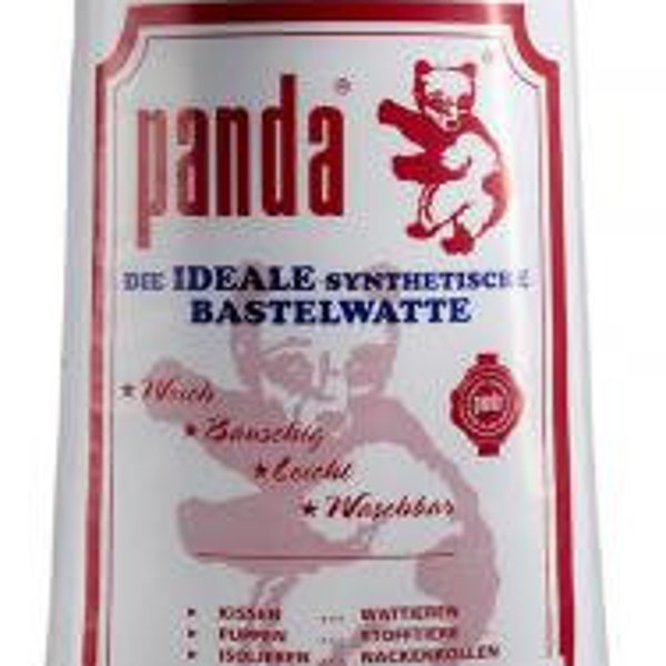 Füllwatte Panda 1kg weiß oder bunt