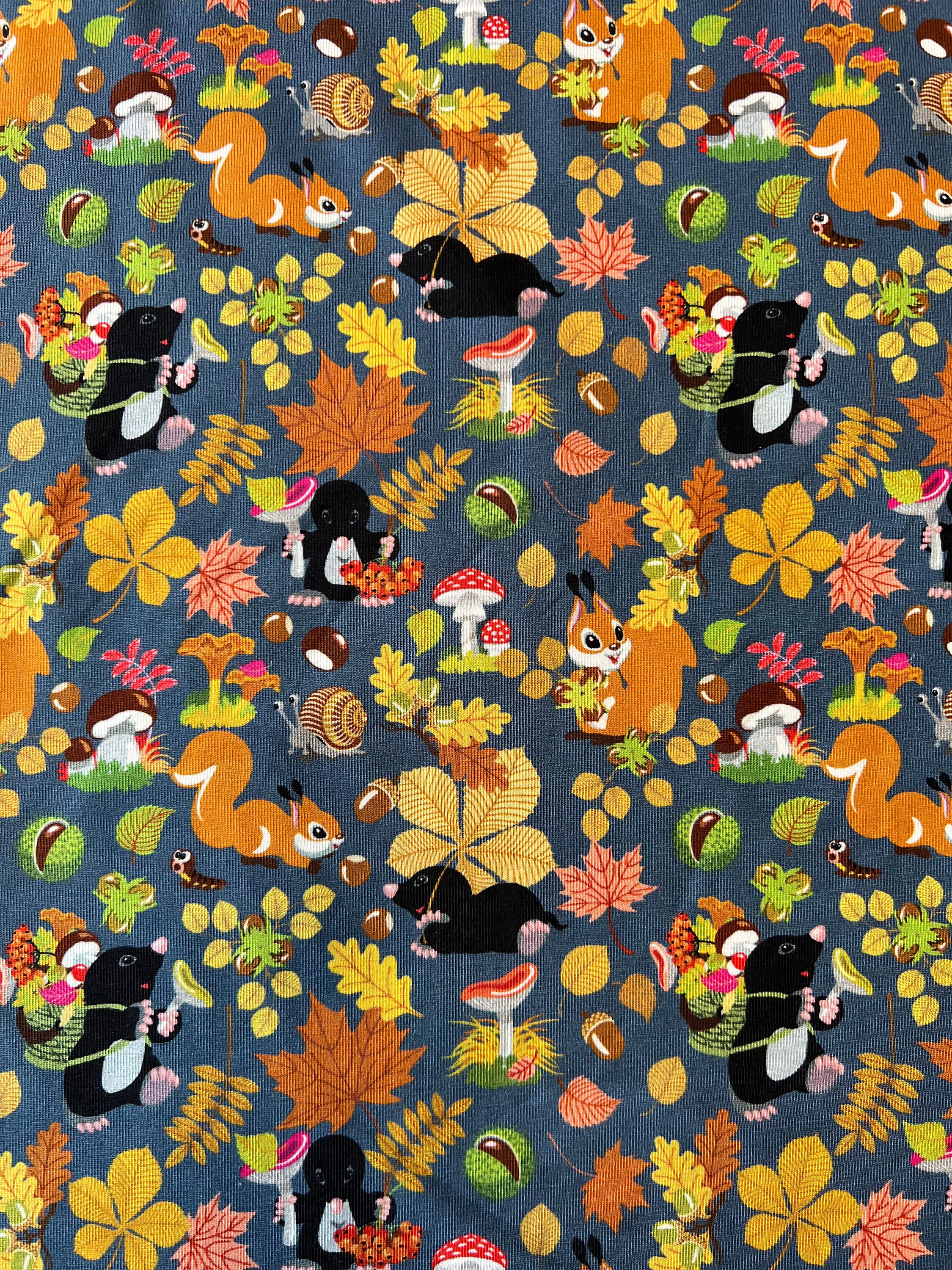 Maulwurf Kirschenfest Maulwurf Stoff Baumwolle Der Kleine Maulwurf