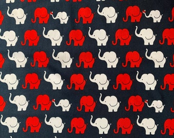 Jersey Elefantenparade rot auf schwarzblau