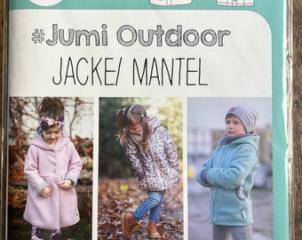 Paper sewing pattern Jumi Outdoor pink, size. 74-164