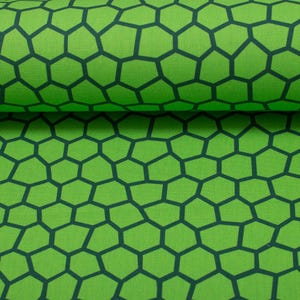 Tissu coton/tissé Tim Mosaic vert kiwi