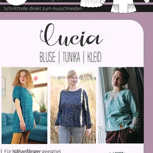 Paper pattern Lucia, size 34-60, blueberry star